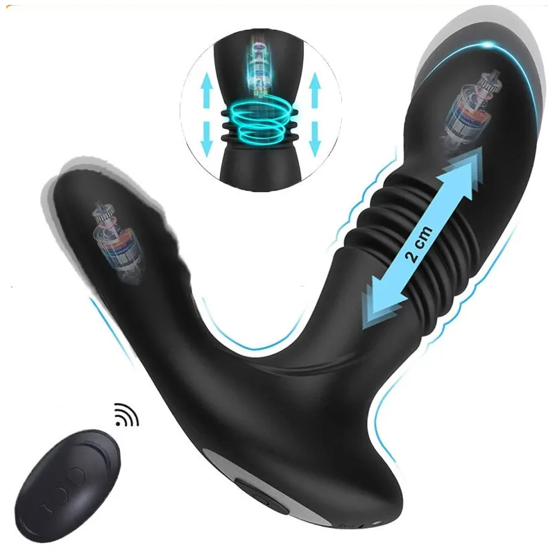 FUKR Stimulateur de prostate vibrant Thrusty Max 12 x 3.5cm